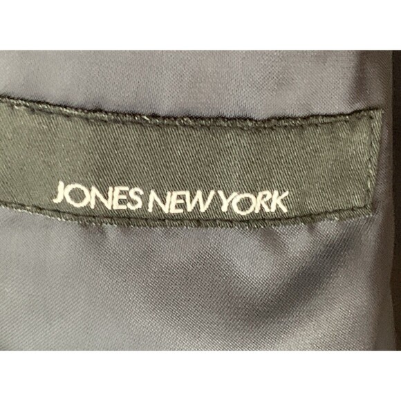 Jones New York Wool Blazer Jacket Mens 42R Blue Padded 3 Button Single Breasted - Picture 8 of 8